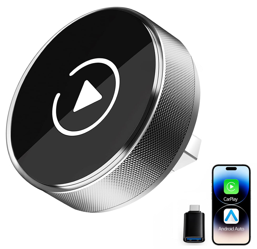 2026 Carplay Wireless Adapter, 2 in 1 Car Play &amp; Android Auto Adapter Kabelgebundenes CarPlay Kabell