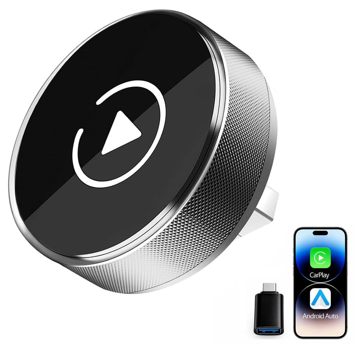 2026 Carplay Wireless Adapter, 2 in 1 Car Play &amp; Android Auto Adapter Kabelgebundenes CarPlay Kabell