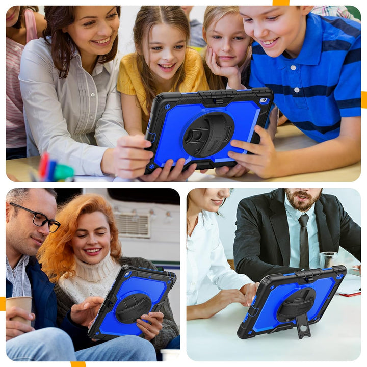 timecity Hülle Für iPad 9 8 7 Generation (10.2 Zoll, 2021 2020 2019), Stossfeste Hülle mit Displaysc