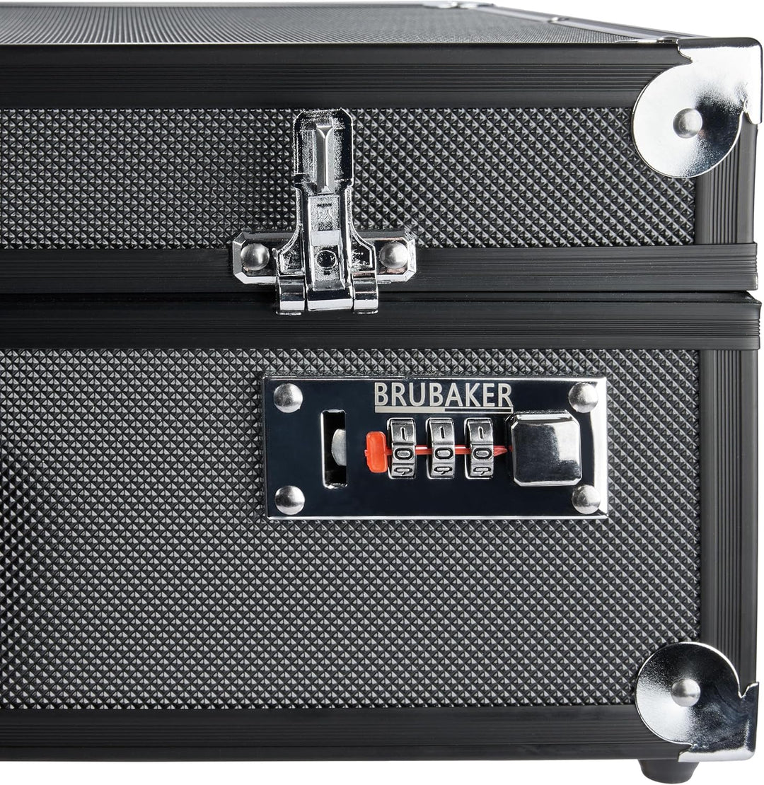BRUBAKER universal Transportkoffer aus Aluminium - Fotokoffer mit Schaumstoff für Kameras, Equipment