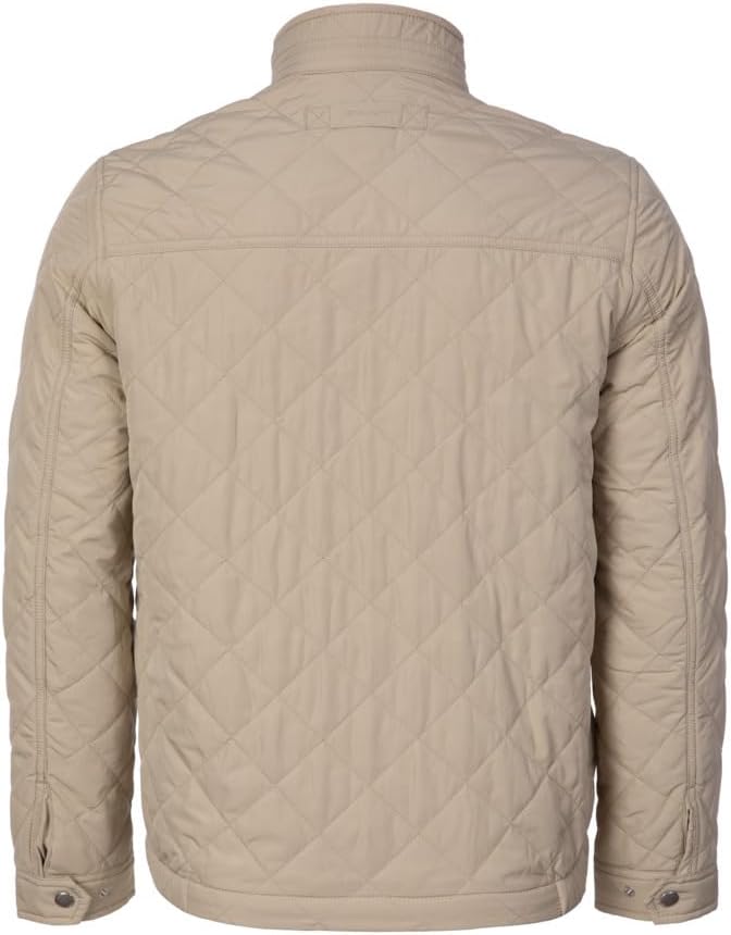 GANT Herren Quilted Windjacke, Evening Blue S OAT BEIGE, S OAT BEIGE