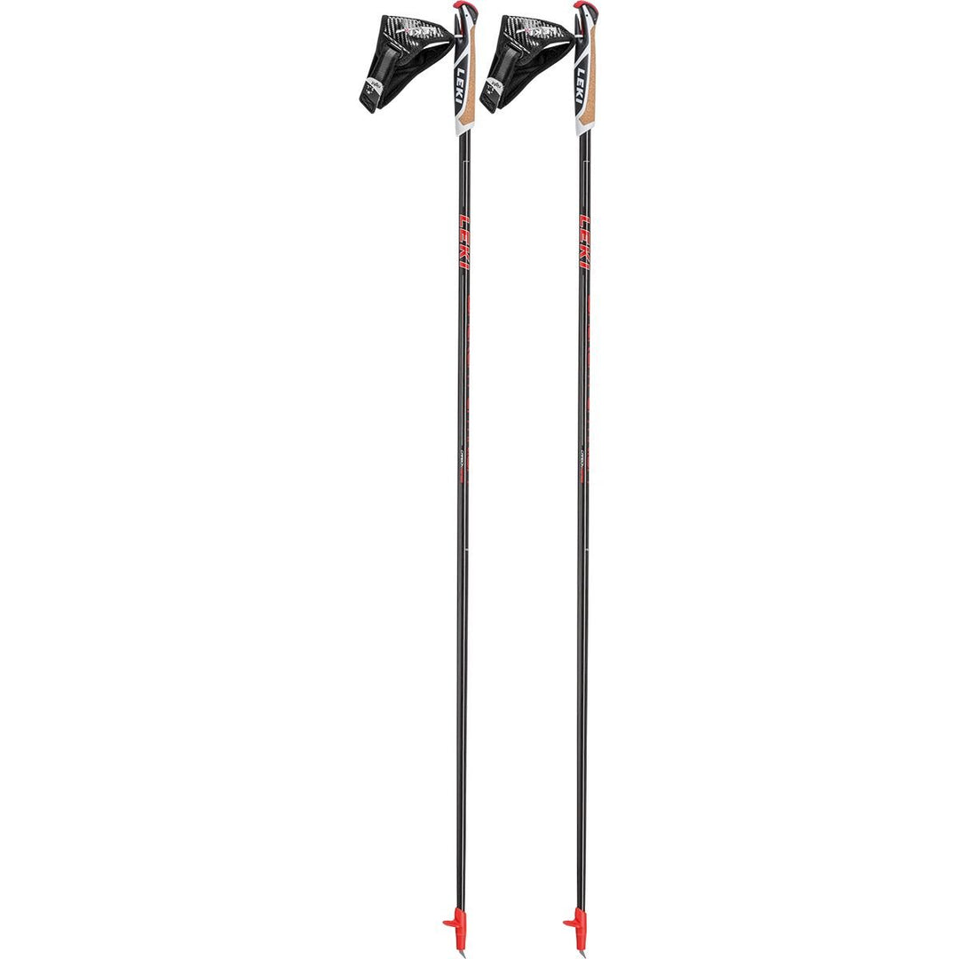 LEKI Walker Platinum Nordic walkingstöcke 100 Visible Carbon/White/Red, 100 Visible Carbon/White/Red