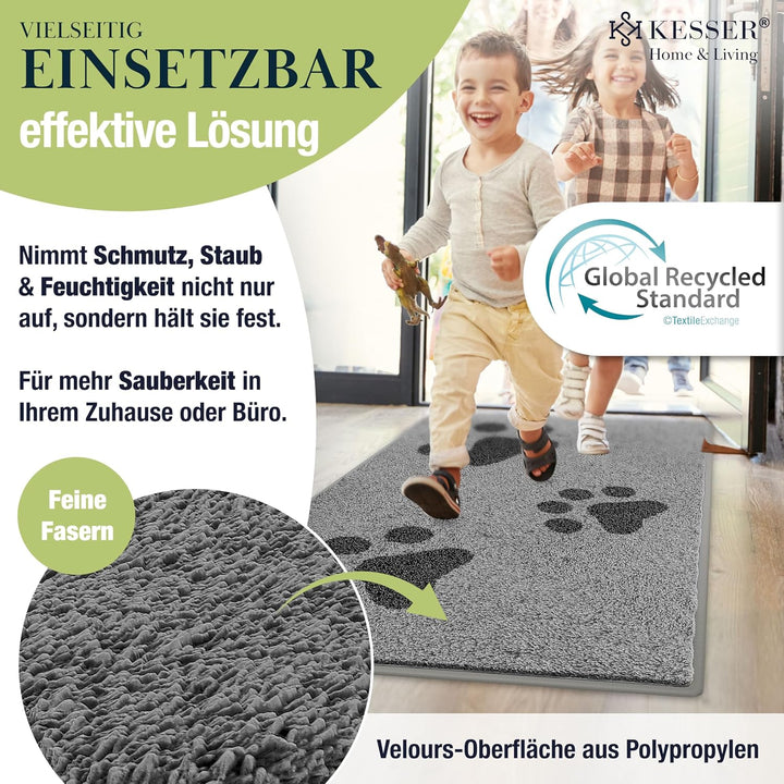 KESSER Schmutzfangmatte Profi Fussmatte in vielen Grössen, Türmatte, Teppich, Fussabtreter & Fussabs