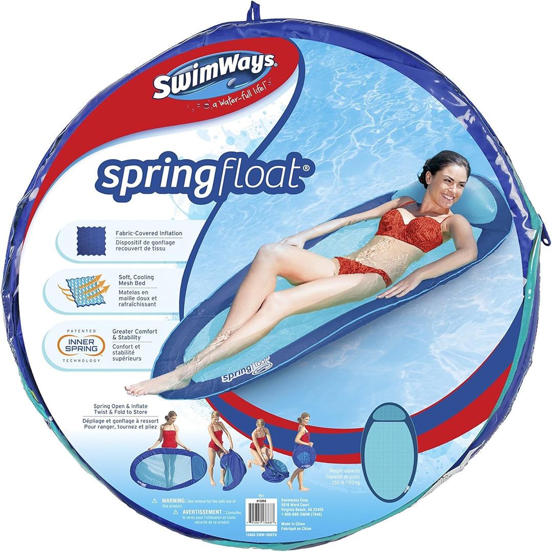 SwimWays Spring Float - Blue/Aqua