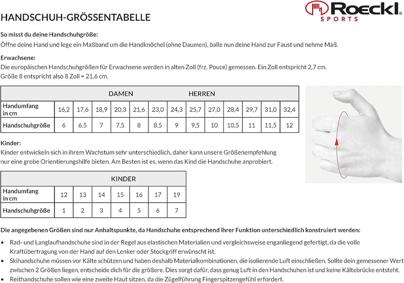 Roeckl Sports Reithandschuh MARENO, Freizeit Sommer Handschuh, 2 Farben, Grösse 6-11 8.5 Schwarz, 8.