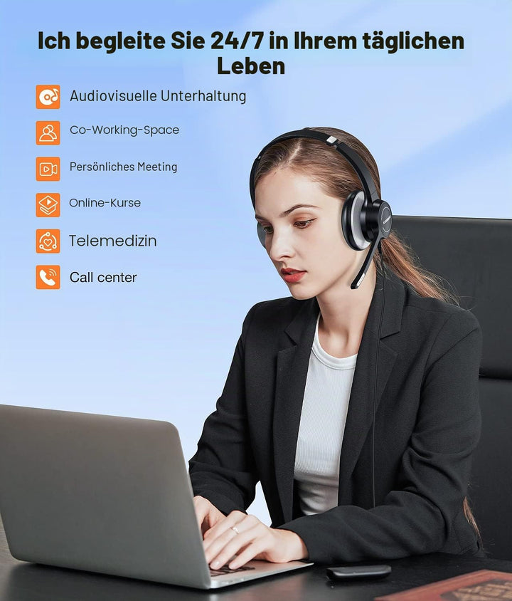 USB Headset, 3,5mm verdrahtete Headsets