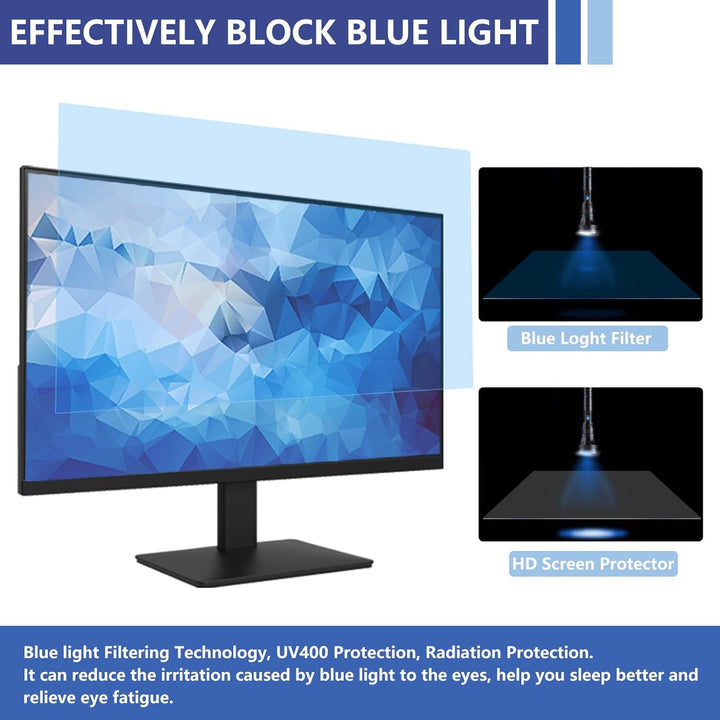 Anti Blaulichtfilter 19 Zoll für 16:10 Seitenverhältnis Monitor, Blaulicht Blockierende Displayschut