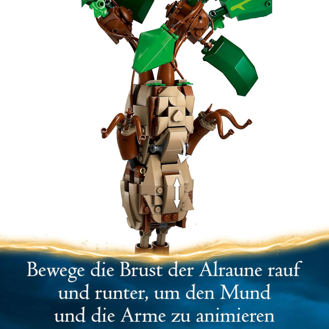 LEGO Harry Potter Zaubertrankpflanze: Alraune, Pflanzen-Spielzeug mit Topf, magisches Geschenk für M