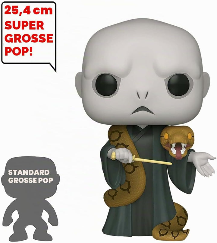 Funko Pop! HP: Harry Potter - 10" Lord Voldemort mit Nagini - Vinyl-Sammelfigur - Geschenkidee - Off