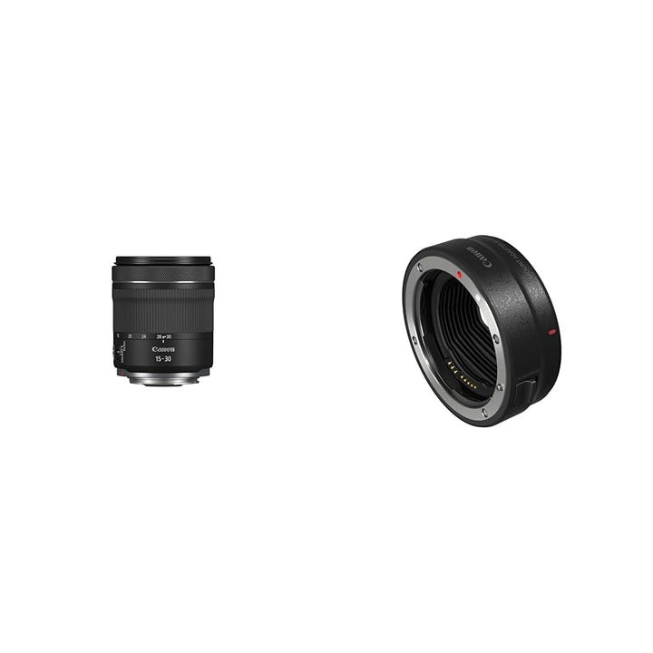 CANON Objektiv RF 15-30mm F4.5-6.3 is STM & Bajonettadapter EF-EOS R für EOS R Systemkameras kompati