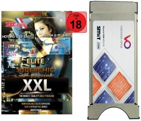 Redlight Elite Superchic 12 Sender Viaccess Smartkarte 12 Monate inkl. Brazzers TV + Viaccess Smit O