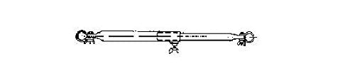 Piper Dachauflagestange Stahl 22 mm 215-300 cm