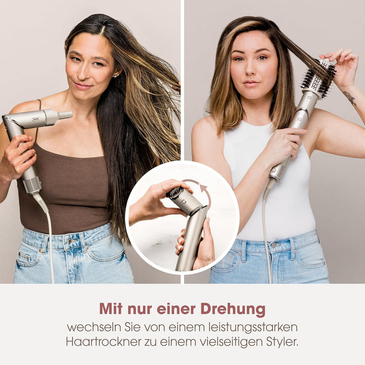Shark FlexStyle 3-in-1 Luftstyler & Haartrockner, Auto-Wrap-Lockenaufsatz, Ovalbürste, Konzentrator,