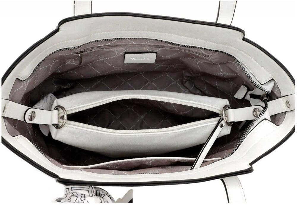 Tamaris Shopper Lana 32041 Damen Handtaschen Uni Einheitsgrösse White 300, Einheitsgrösse White 300