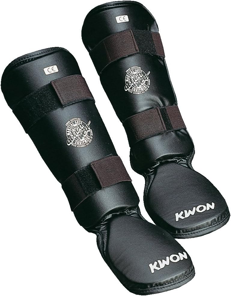 KWON Schienbein/Spannschutz Kombi L Schwarz, L Schwarz