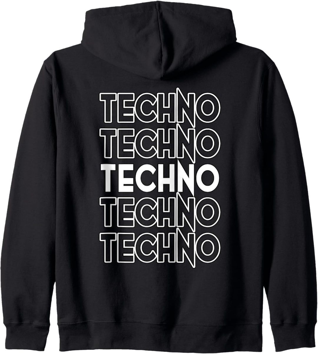 Techno Musik Kapuzenjacke