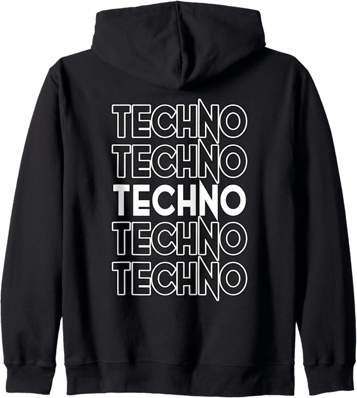 Techno Musik Kapuzenjacke