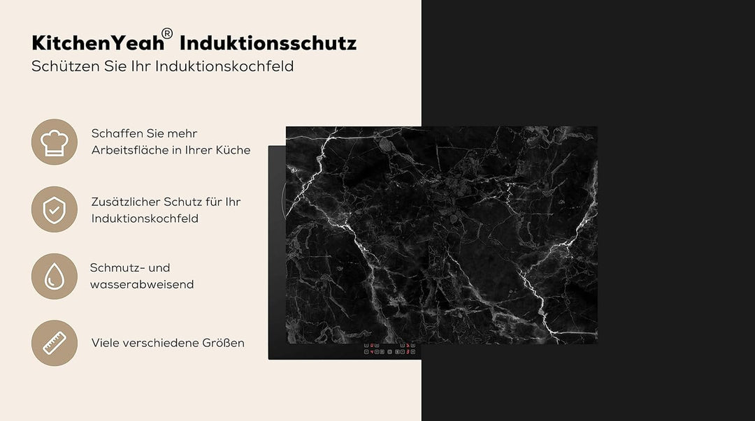 Herdabdeckplatte Einteilig Induktionsmatte Küche Abdeckung Ceranfeld Herd Abdeckplatte Deko Vinyl Ma
