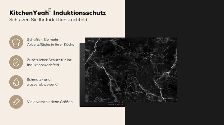 Herdabdeckplatte Einteilig Induktionsmatte Küche Abdeckung Ceranfeld Herd Abdeckplatte Deko Vinyl Ma