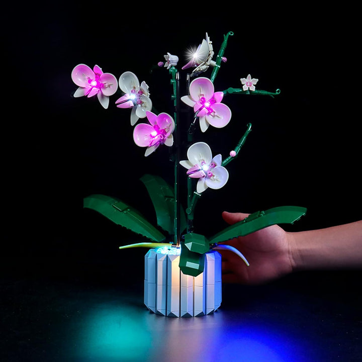 BrickBling Licht-Set Für Lego Orchidee Dekorations-LED-Licht-Set für Lego 10311 Orchidee Botanical C
