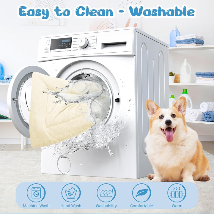 Baodan Hundebett Mittelgrosse Kleine Hunde, Hundekissen Waschbar für kleine mittelgrosse Hunde, Dog