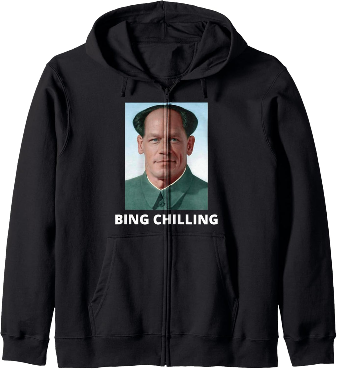 Bing Shi Ling Bing Chilling John Xina Eiscreme Chinesisches Meme Kapuzenjacke