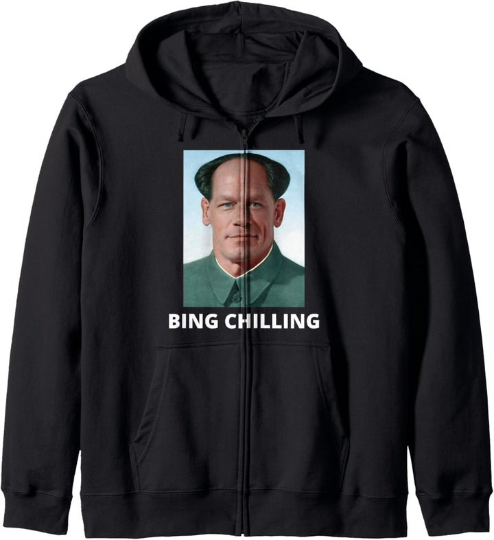 Bing Shi Ling Bing Chilling John Xina Eiscreme Chinesisches Meme Kapuzenjacke