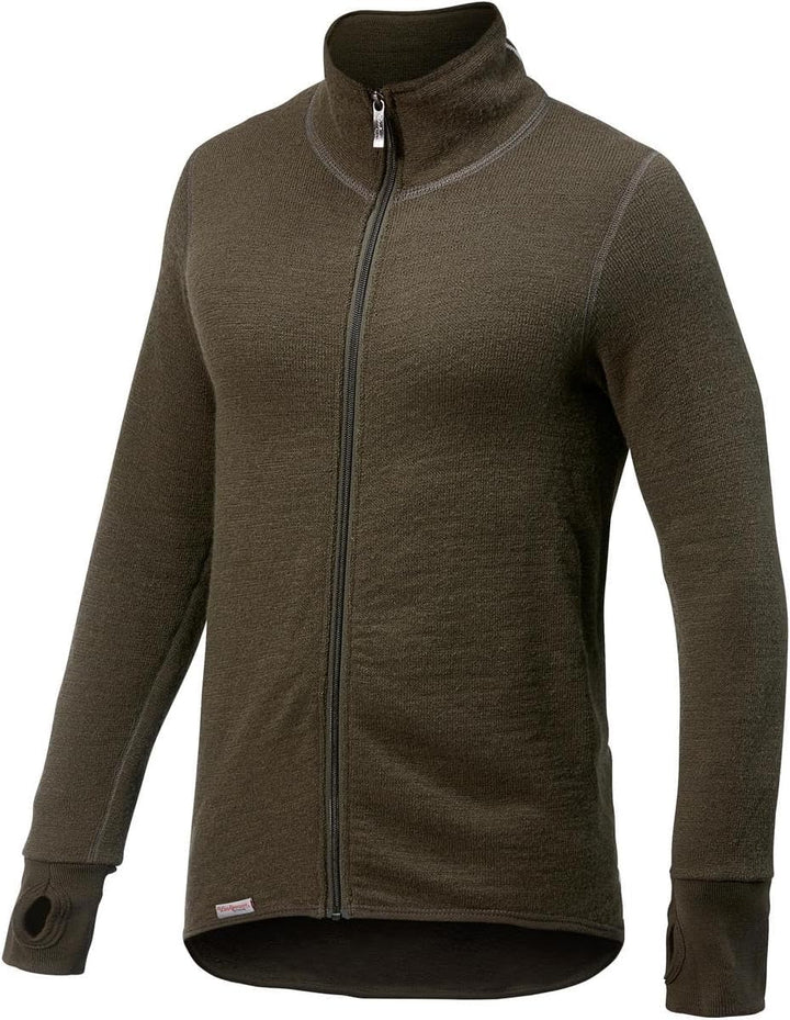 Woolpower Unisex Full Zip Jacket 400 Coat (1er Pack) XXS Grün, XXS Grün