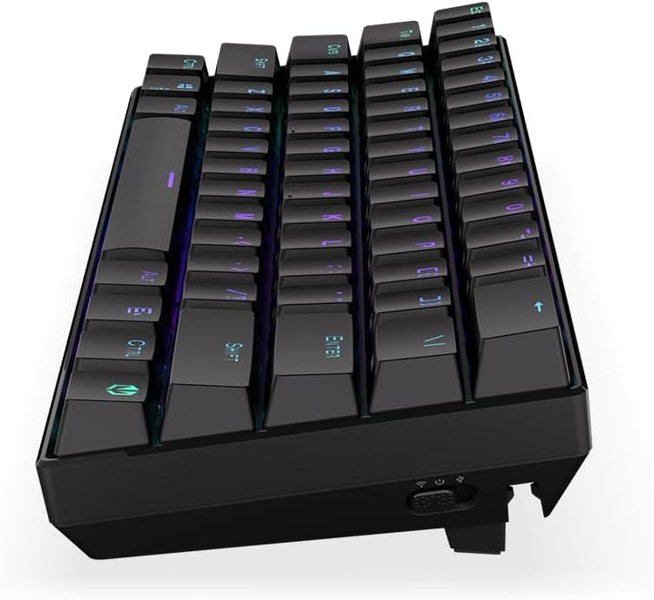 ENDORFY Thock Compact Wireless Brown, Compact 60% Mechanical Keyboard, Wireless Modes, Hot-swappable