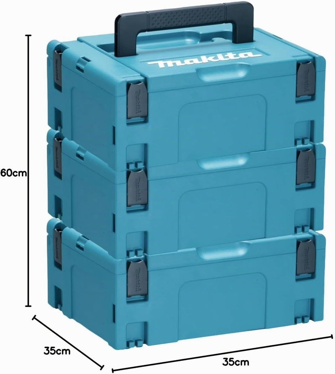 Makpac Set 3 x Gr. 2 Transportbox und Werkzeugkiste