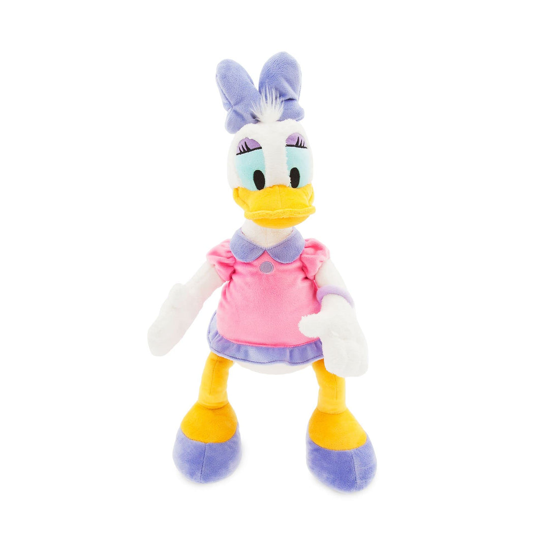 Disney Store Daisy Duck Offizielles mittelgrosses Kuscheltier für Kinder, 33 cm, Kuscheltier mit Sti