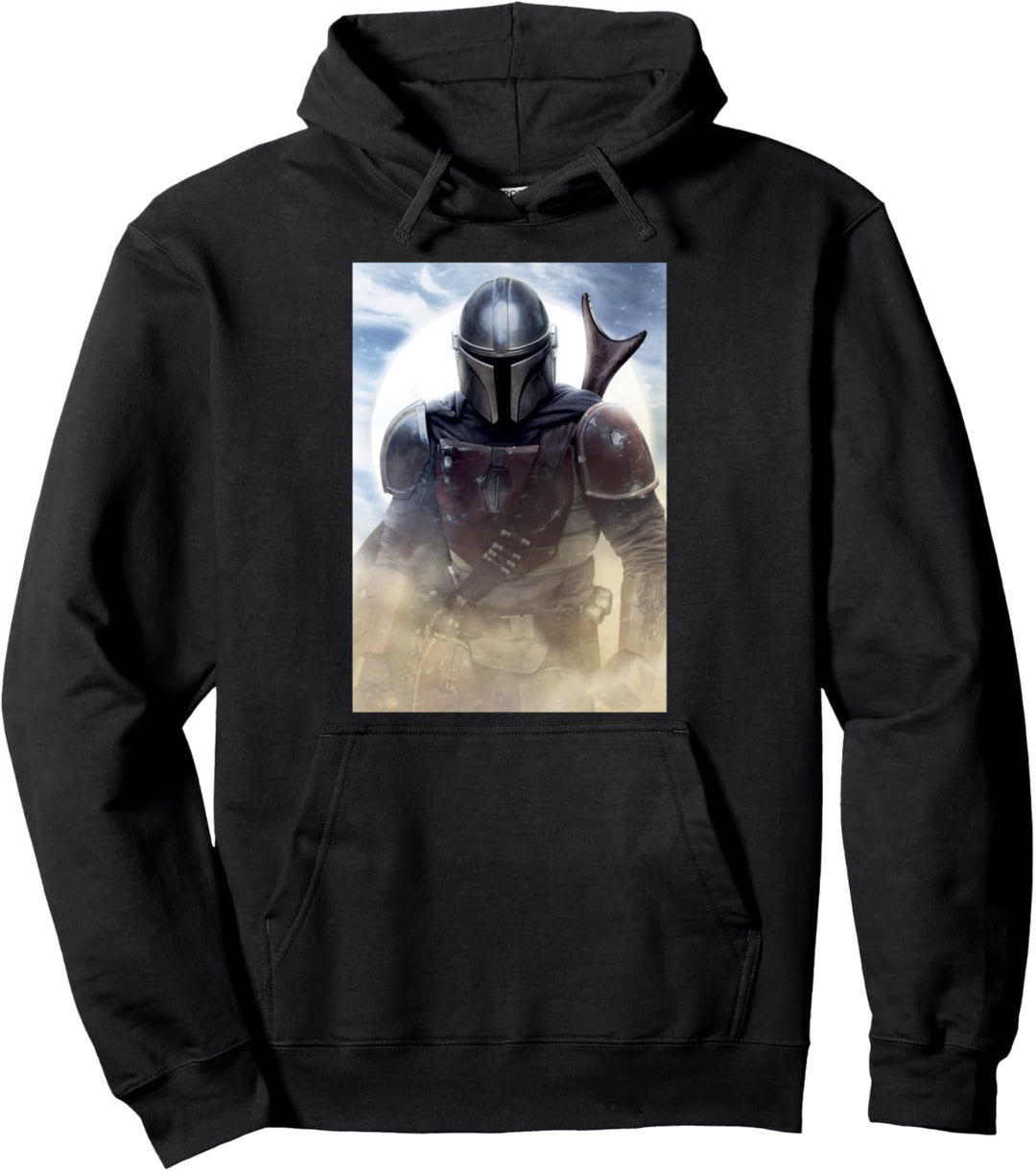 Star Wars The Mandalorian Dusty Portrait Pullover Hoodie