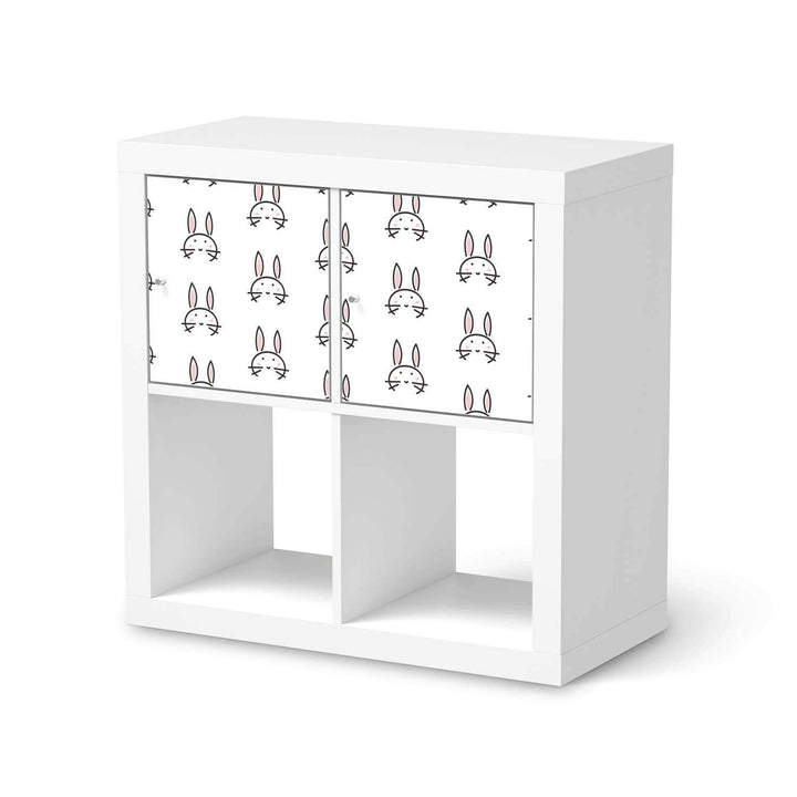Kinder Möbelfolie selbstklebend - passend für IKEA Kallax Regal 2 Türen Quer I Tolle Kinder-Zimmer D