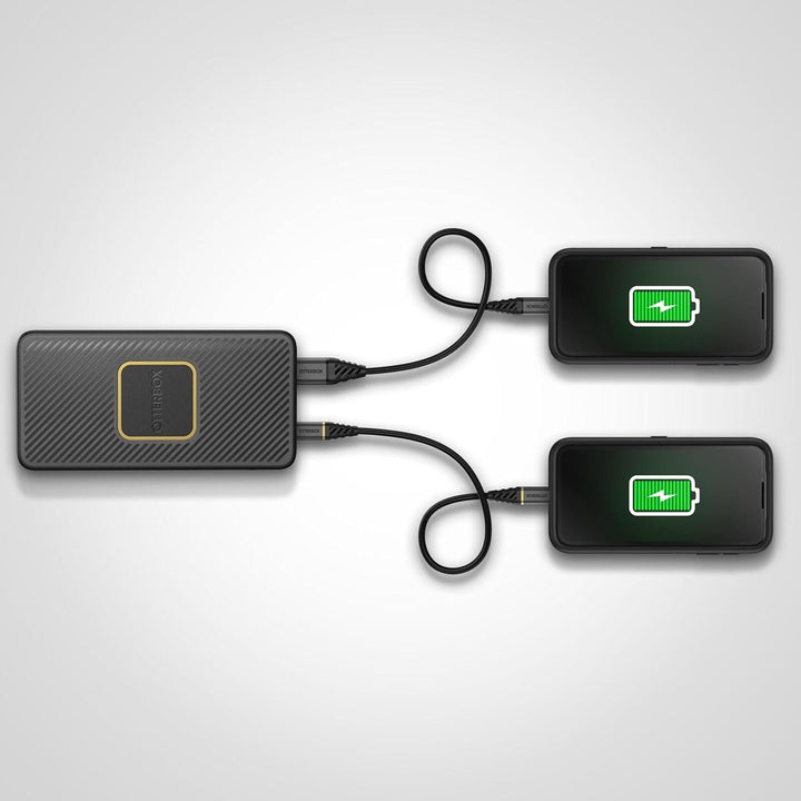 OtterBox Power Bank mit Qi 10W drahtlosem Laden, 10,000 mAh externer Akku mit USB-A 18W und USB-C 18
