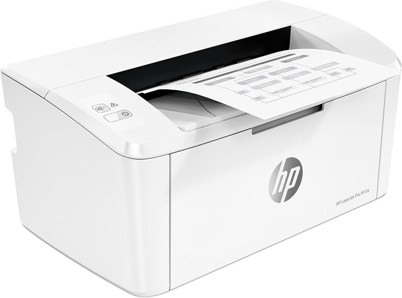 HP LaserJet Pro M15a Laserdrucker (Schwarzweiss Drucker, USB) weiss, A4