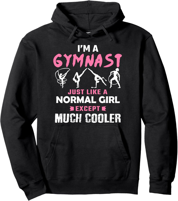 Cool Gymnastics Gift Ideas Gymnast Gifts For Girls Pullover Hoodie