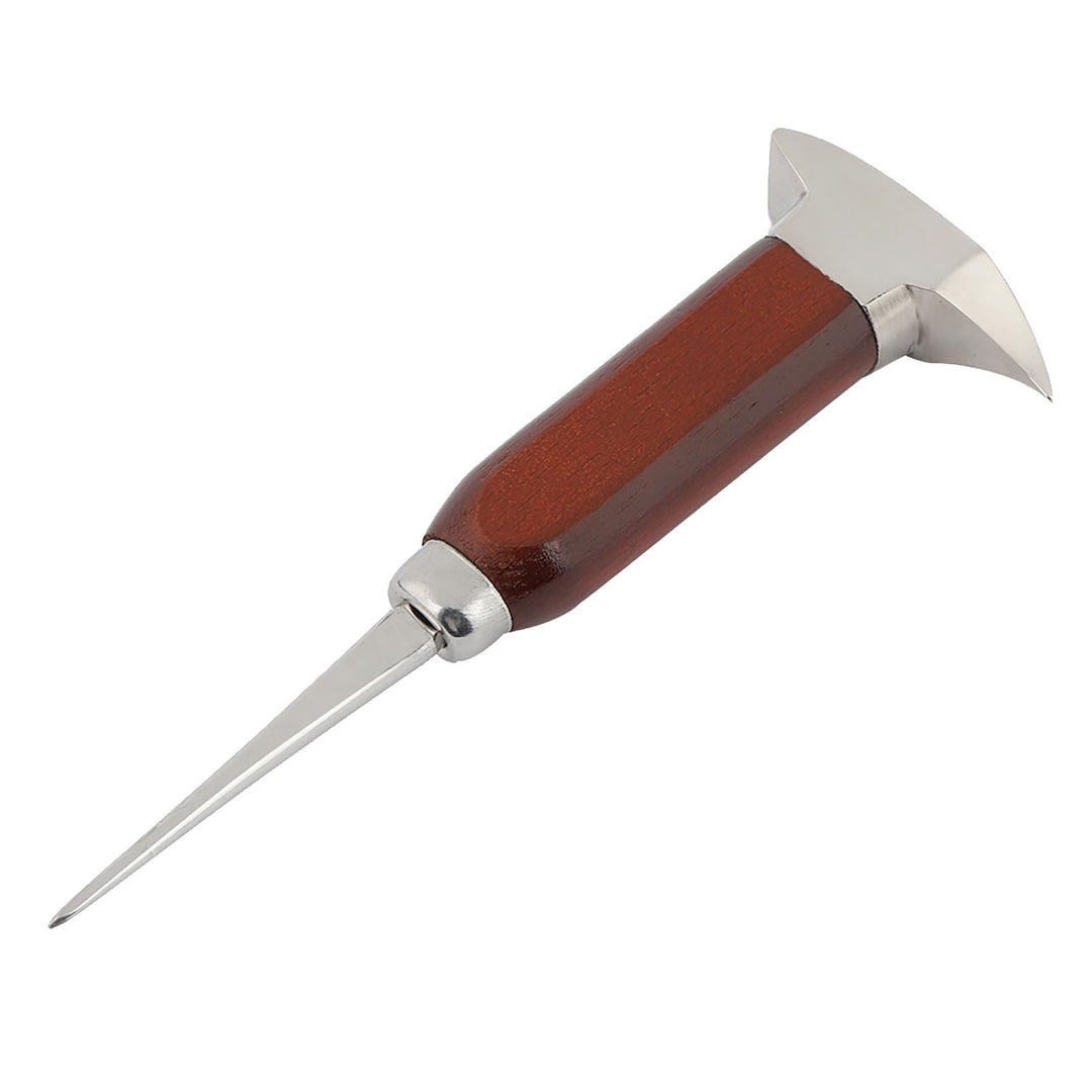 Premium 6,7 "Edelstahl -Eiswahl mit Ergonomischem Holzgriff für Küchenbalken - Ideal für Eiswürfel,