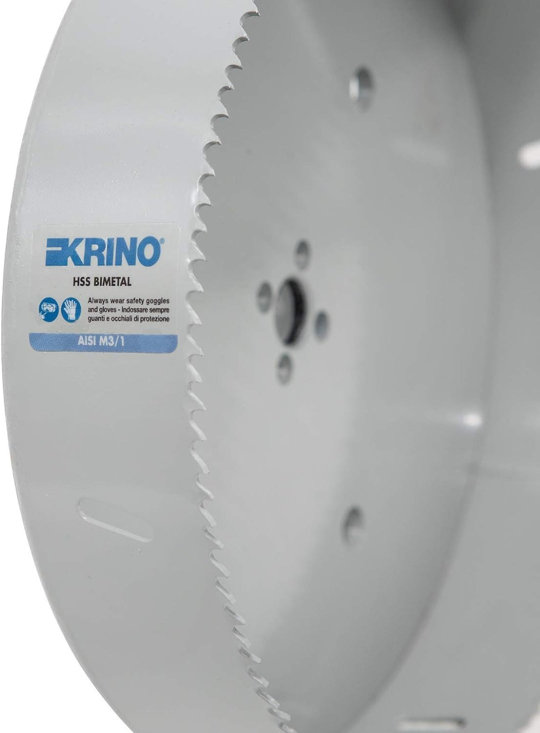 Krino 2106016000 Metall Lochsägen HSS A Zahnung variabel, grau, 160 mm