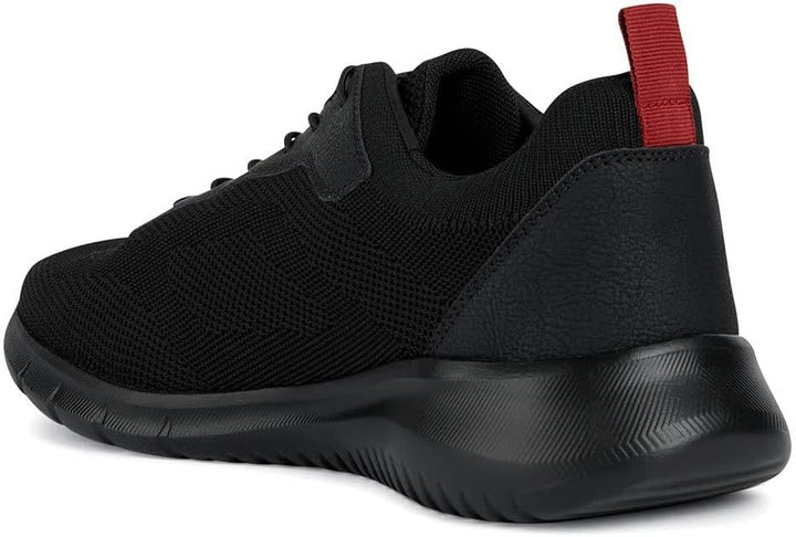 Geox Jungen U Monreale Sneaker 39 EU Schwarz, 39 EU Schwarz