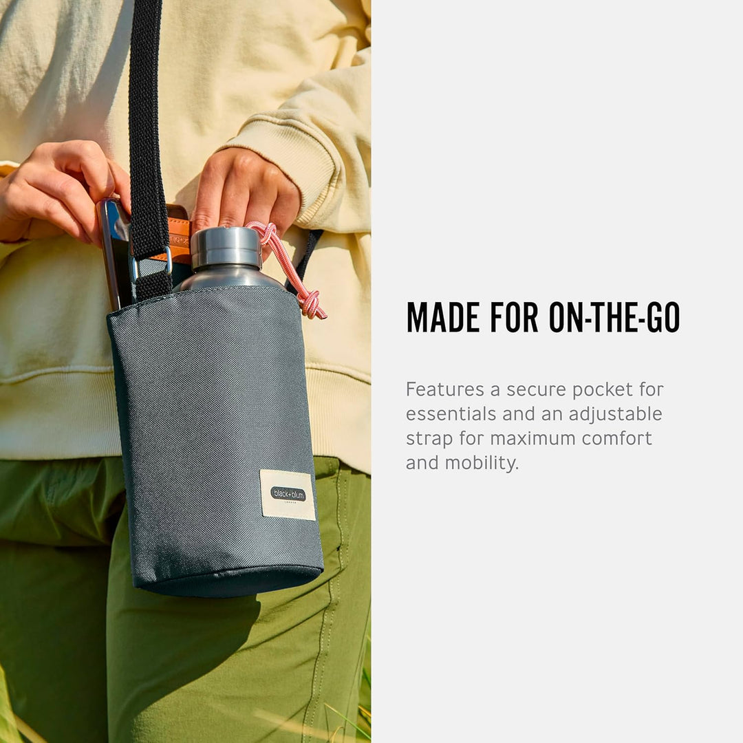 BLACK + BLUM Isolierte Flaschentasche - Hergestellt aus recyceltem PET und BPA Frei - Flaschentasche