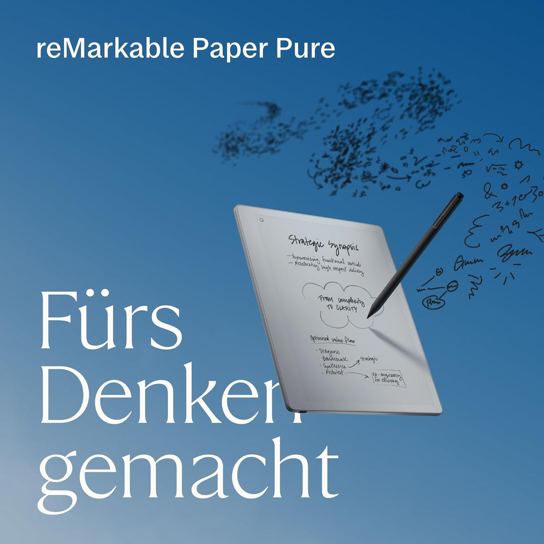 reMarkable Paper Pure – Paper Tablet mit 10,3-Zoll-Schwarz-Weiss-Display. Digitales Notizbuch zum De