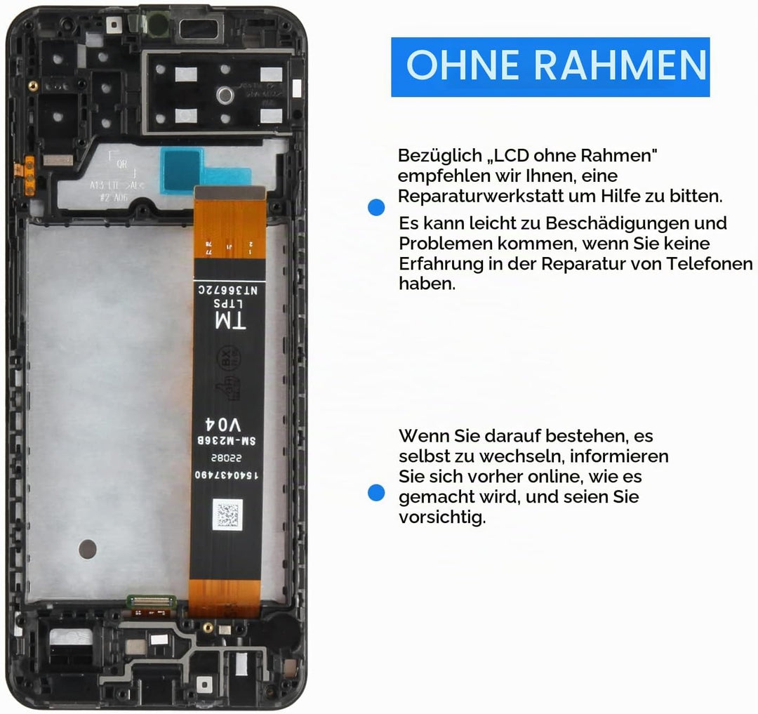 LCD-Bildschirm für Samsung Galaxy A13 SM-A137 Bildschirm Ersatz für SM-A137F SM-A137F / DSN LCD Disp
