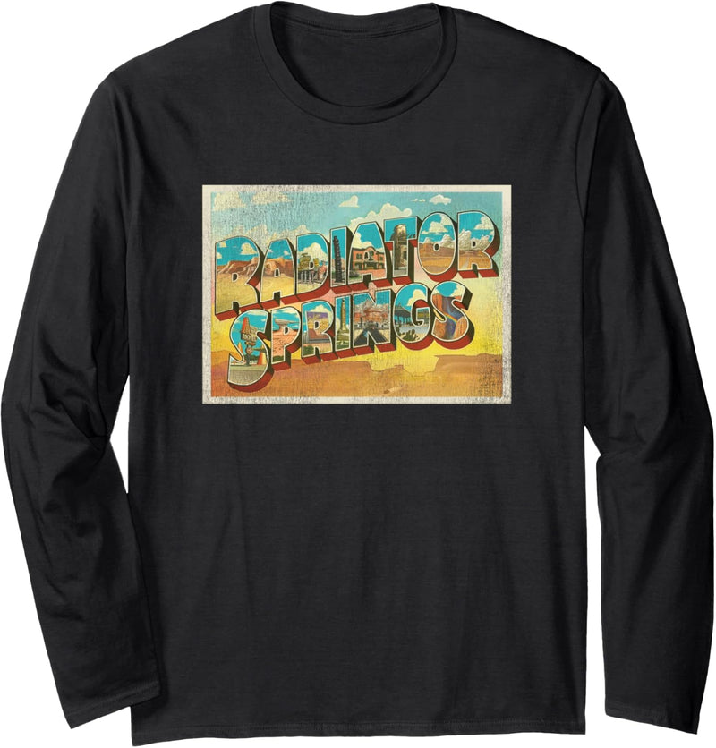 Disney PIXAR Cars Radiator Springs Postcard Langarmshirt