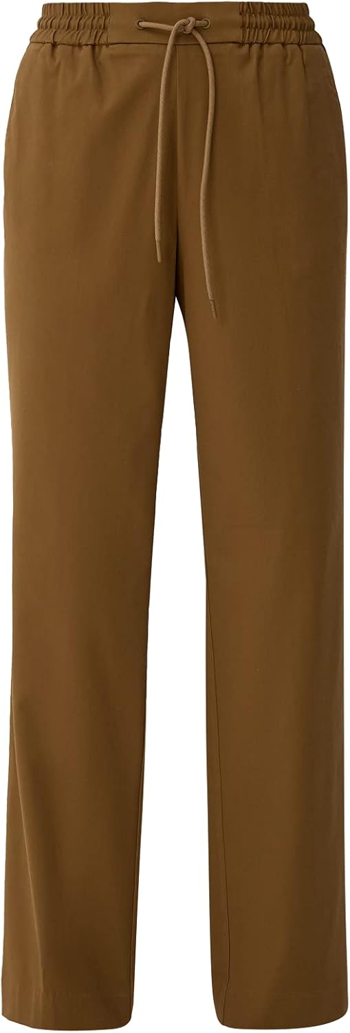 s.Oliver Damen Hose lang, Loose Fit 40 Grün, 40 Grün