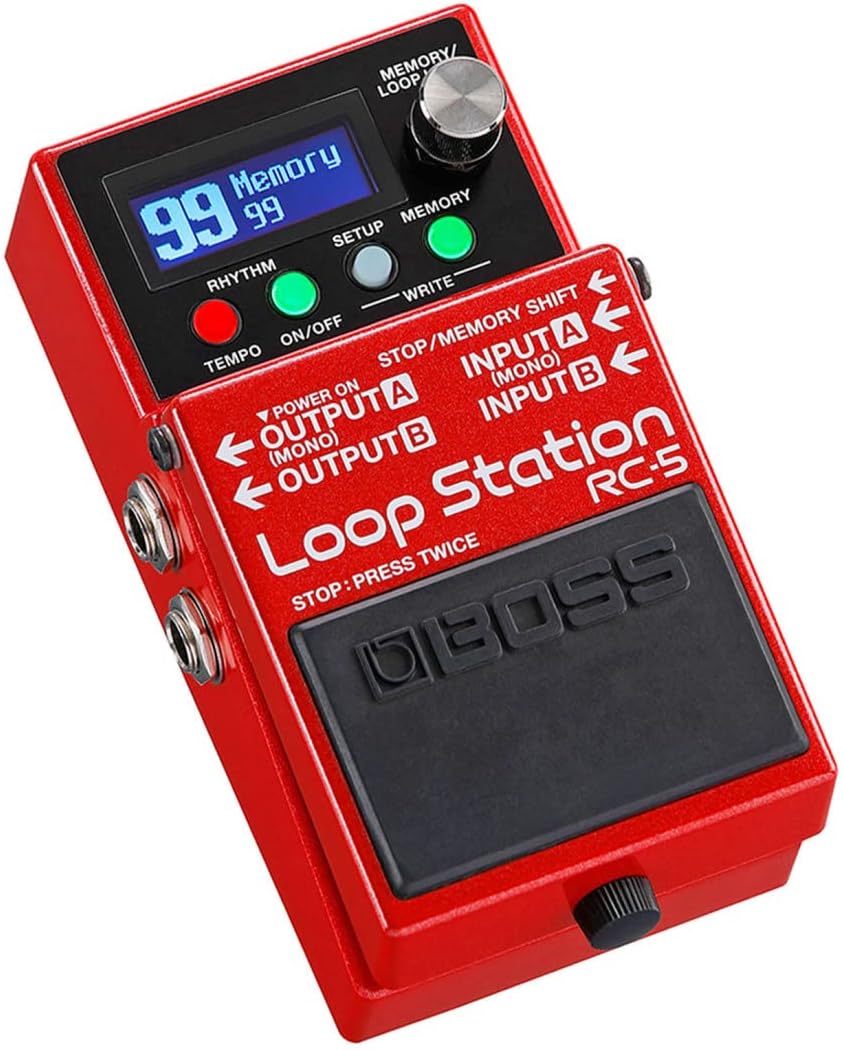 Boss RC-5 Loop Station Pedal Effektgerät + keepdrum 9V Netzteil