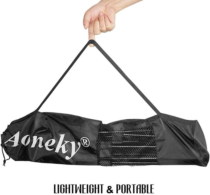 Aoneky Tennis Kit 2M/3M /6M x83cm, Metallrahmenständer und Stark PE-Tennisnetz | Tragbares Picklebal