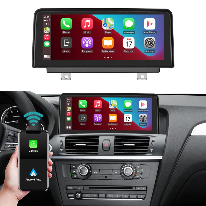 10,25 Zoll Autoradio-Touchscreen für 2013-2016 BMW X3/X4 Serie F25 F26 mit NBT-System, unterstützt A