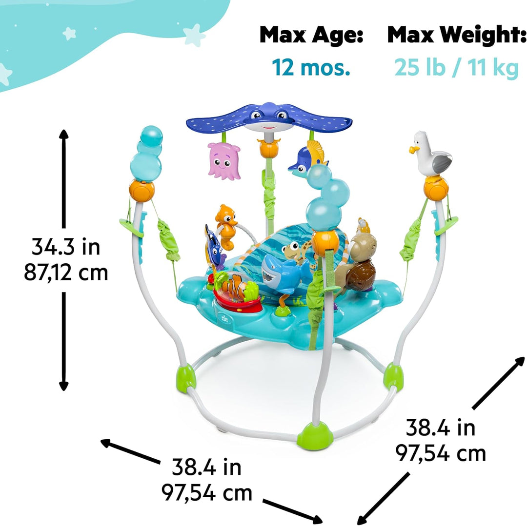 Bright Starts, Disney Baby, Findet Nemo Spring- und Spielcenter mit Spielstation mit Lichtern und Mu