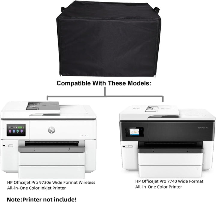 Robuster, wasserdichter Druckerstaubschutz für HP OfficeJet Pro 9730e/7740 Breitformat-Tintenstrahld