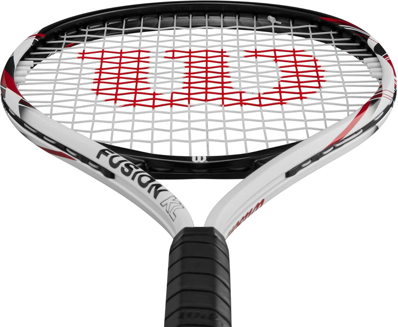 Wilson Tennisschläger Fusion XL, Aluminium, Grifflastige Balance, 291 g, 69,9 cm Länge Griffstärke 3